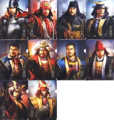 【中古】クリアファイル [単品] 集合 武将アートA4クリアファイル10種セット 「PS4/PS3/PS Vitaソフト 信長の野望 創造 戦国立志伝 トレジャーBOX」 同梱特典