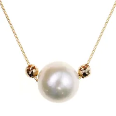 【在庫セール】18金 カットボール 本真珠 ピンク パール ゴールド アコヤ 8