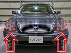 希少】セルシオ30後期用LS430風マーカー付きヘッドライト