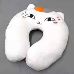 [중고]쿠션·안아 베개·본체 냥코 선생님 넥 베개[이치반 쿠지 나츠메 친구장 ~냥코 선생님과 봄의 여행~] B상