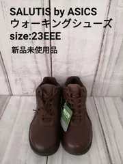 新品　アシックス　サルティス　レザーシューズ　ビジネス　ウォーキング　レザー　茶 ASICS WALKING - 極美品 アシックス レザースニーカー