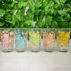 【新品】ディズニー　くまのプーさん　POOH グラス５個セット