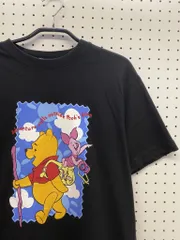 1990s くまのプーさん ビンテージ Ｔシャツ 黒 M ディズニー