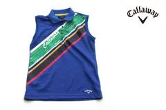 【中古】キャロウェイ｜Callaway｜ノースリーブポロシャツ｜レディースゴルフウェア｜S