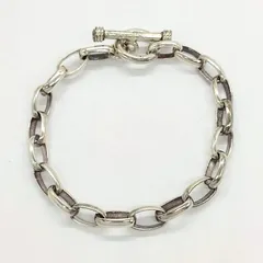 メキシコ製・シルバー925／セブンカラーストーン　トグル・ブレスレット／26g メキシコ製・シルバー925／セブンカラーストーントグル