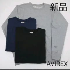 AVIREX　ネイビー　無地スウェット