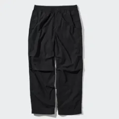 ユニクロ パラシュートパンツ XXL 100-108㎝ ブラック メンズ パンツ黒　UNIQLO