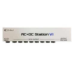 CAJ カスタムオーディオジャパン エフェクター用パワーサプライ AC/DC Station VI (アダプター、DCケーブル付き)
