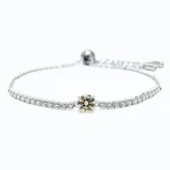 スワロフスキー SWAROVSKI ブレスレット Matrix Tennis マトリックス クリア シルバー イエロー レディース 5690694 ジュエリー