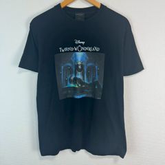Disney Twisted-Wonderland T셔츠 캐릭터 프린트 반소매 블랙 M사이즈 맨즈 레이디스 헌 옷 디즈니 애니메이션 T 게임 T 캐주얼 스트리트 나드계