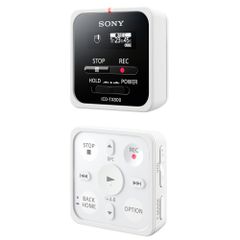 ソニー ICレコーダー 16GB ICD-TX800 : 小型サイズ リニアPCM/遠隔録音対応 リモコン付属 2017年モデル ホワイト ICD-TX800 W