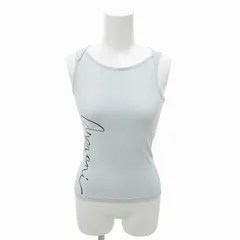 アルマーニエクスチェンジ A/X ARMANI EXCHANGE キャミソール タンクトップ プリント XS 水色 ライトブルー ■GY14 /FT 0729のサムネイル