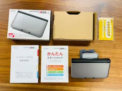 Nintendo 3DS LL シルバー/ブラック 本体 SPR-001 動作確認/初期化済み 箱付き