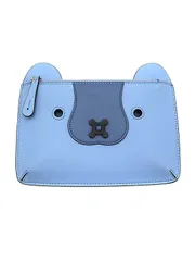 ANYA HINDMARCH アニヤ ハインドマーチ LOOSE POCKET HUSKY アニマルポーチ ブルーのサムネイル