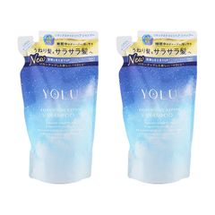 [2個セット]YOLU ヨル リラックスナイトリペアシャンプー 詰替 370mL ヘアケア  詰め替え用 ペアー＆ゼラニウムの香り[ネコポス]