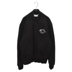 OFF-WHITE (オフホワイト) 20AW アローウールバーシティジャケット ブラック スタジャン OMEA224E20FAB001のサムネイル