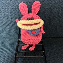 パクパクモンスター　うさぎ　小物入れ