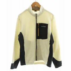 モンベル Montbell クリマエア フリースジャケット ロゴ XL 白 ホワイト 黒 ブラック 1106690 /AN22