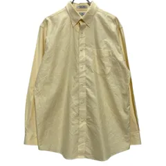 L.L.Bean 長袖 無地シャツ L 程 エルエルビーン ボタンダウン シンプル 古着卸 アメリカ仕入 a701-7394のサムネイル