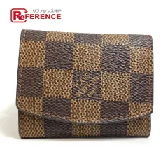 ルイヴィトン M64681 ダミエ カフスケース 3つ折り 小物入れ エベヌ