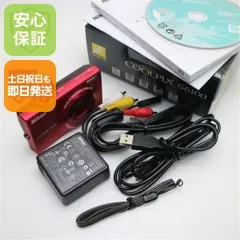 【極美品】NIkon COOLPIX S6100 スーパーレッド　動作確認済 楽天市場】【中古】 超美品 COOLPIX S6100 スーパーレッド 安心