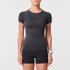 訳あり　現行品　デカトロン　KIPRUN(キプラン) ランニング Tシャツ SKINCARE レディース　グレー　Lサイズ　サンプル品　タグなし