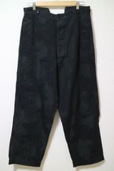 blurhms 22ss Cotton Linen Solid Camo Over Pants ブラームス コットンリネン カモ オーバーパンツ