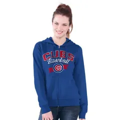 【送料無料】 ジースリー フォーハー バイ カール バンクス レディース Tシャツ トップス Women'sG-III 4Her by Carl Banks Royal Chicago Cubs Wild Cat Full-Zip Hoodie Cub Blu