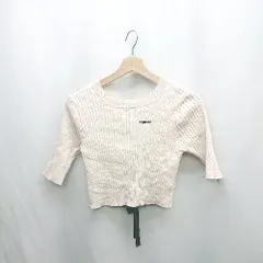 ◇ ⊂ CHICO チコ バッグリボンデザイン 半袖 カットソー サイズF アイボリー レディース E  【1501230025164】
