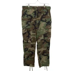 【US ARMY】 米軍 実物 ウッドランドカモ コンバットパンツ S-1127