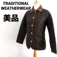 トラディショナル ウェザーウェア　キルティングジャケット　コート　ブラウン