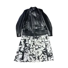 COMME des GARCONS HOMME PLUS コムデギャルソンオムプリュス 22SS Docking Double Riders Jacket PI-J034 ブラック size:M【代官山A10】