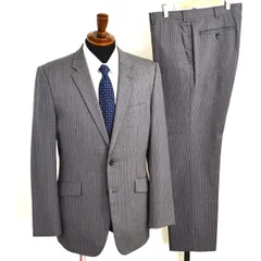 サックスフィフスアベニュー　ゼニア　スーツ　AB9相当　シルク混　チャコール サックスフィフスアベニュー ゼニア スーツ AB9相当 シルク混