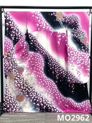 振袖 豪華 桜 金駒 金彩 銀通し 絞り身丈164cm MO2962
