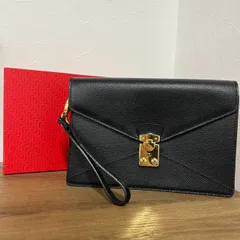 【LANCEL】ランセル　本革　ビジネス　レター型　クラッチバッグ　美品
