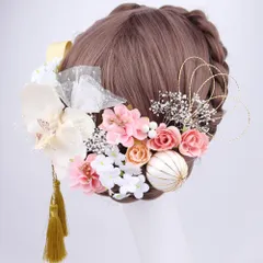 髪飾り 振袖  着物 袴 浴衣 和服  ヘアアクセサリー 成人式 入学式 卒業式 結婚式  ピンクピンクP_0