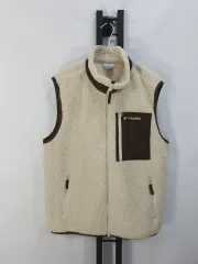 コロンビア フリース ベスト ボアフリース ボア アイボリー 茶色 xl