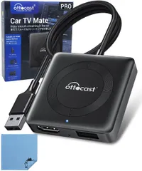 オットキャスト カーテレビメイト プロ Ottocast car tv mate Pro ワイヤレスCarPlay HDMIマルチメディアアダプター HDMI出力のTV stick/スクリーンキャスト/DVDなど接続可能 (CA361-C3)