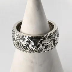 【研磨済】美品 GUCCI キャットヘッド リング 指輪 サイズ20 シルバー Ag925 グッチ