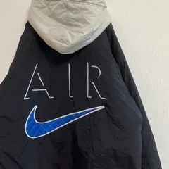 ナイキ NIKE 90s AIR 中綿入りナイロンジャケット ブルゾン フード付き ブラック