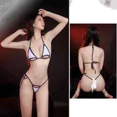 nD013WH コスプレ衣装 誘惑 ランジェリー【トップス・ショーツセット】下着 水着 体操服 レースクイーン　ネグリジェ　キャミソール ナイトウェア