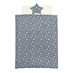 un doudou 日本製 ミニサイズ ベビー布団セット 8点セット 60×90cm オーガニックコットン ダブルガーゼ ベビー用品 新品 新生児 全部洗える 出産準備 出産祝い ギフト MF