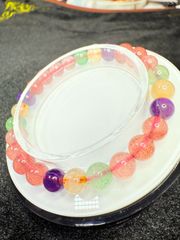 「多彩なエネルギーを手首に宿す：ミックスクォーツ」　No241211-3