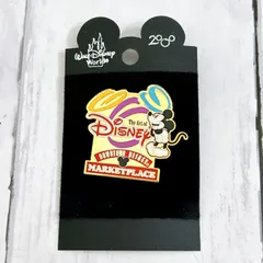 ウォルトディズニーワールド　ピンバッジ　The Art of Disney　Downtown Disney Marketplace　台紙付き