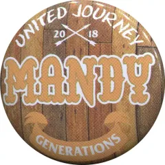 【中古】バッジ・ピンズ(男性) 関口メンディー(ローマ字) 缶バッジ 「GENERATIONS LIVE TOUR 2018 “UNITED JOURNEY”」
