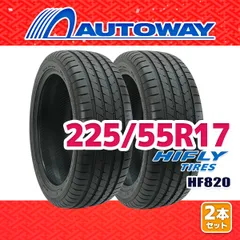 【AUTOWAY】 新品 225/55R17 サマータイヤ HIFLY HF820 17インチ 2本セット 夏タイヤ オートウェイのサムネイル