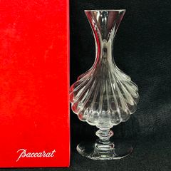 美品【baccarat】バカラ クリスタルキャンドルスタンド バンブー