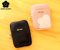 マリークワント MARY QUANT マリクワ マリークアント ポーチ シュリンクデイジーパッチ リップポーチ 【ブラック&ピンク 選べる2個セット】 マリークヮント