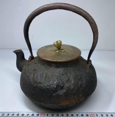 龍文堂 金龍堂象嵌鉄瓶2点 - メルカリ