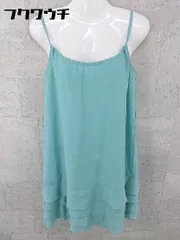 ◇ BEAUTY&YOUTH ビューティ&ユース UNITED ARROWS 膝丈 キャミソール ワンピース グリーン系 レディース 【中古】 【1002800695829】